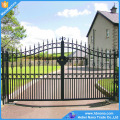 2017 new design modern iron gate designs / tubular gate design / security used wrought iron door